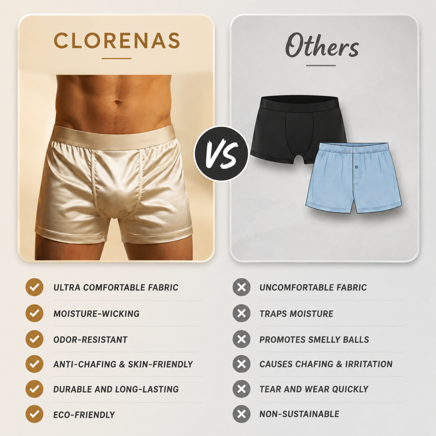 Clorenas® Premium Silk Boxer