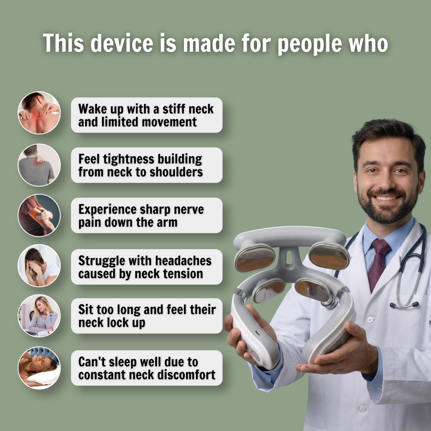 Clorenas™ NeuroRelief 4D Massager