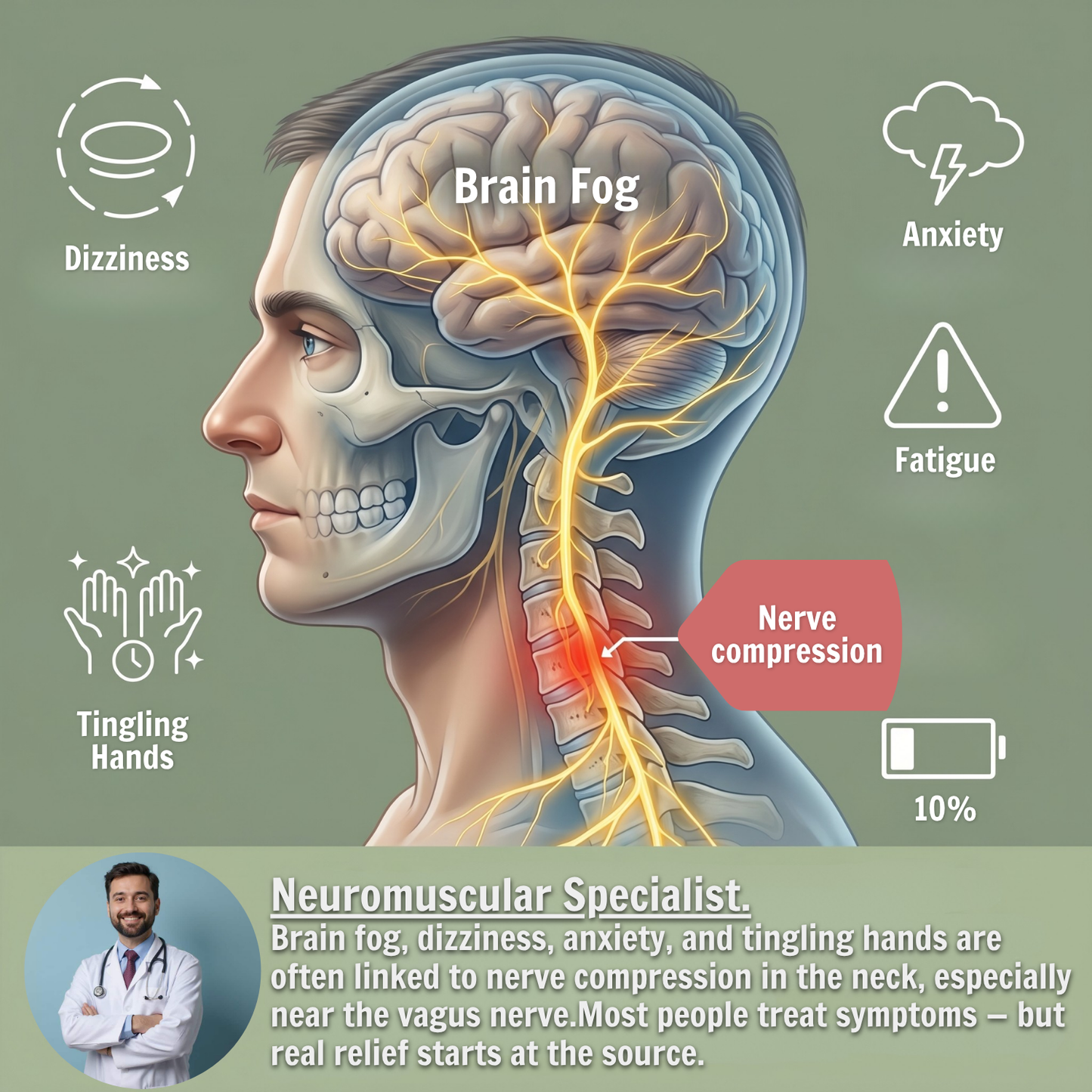 Clorenas™ NeuroRelief 4D Massager