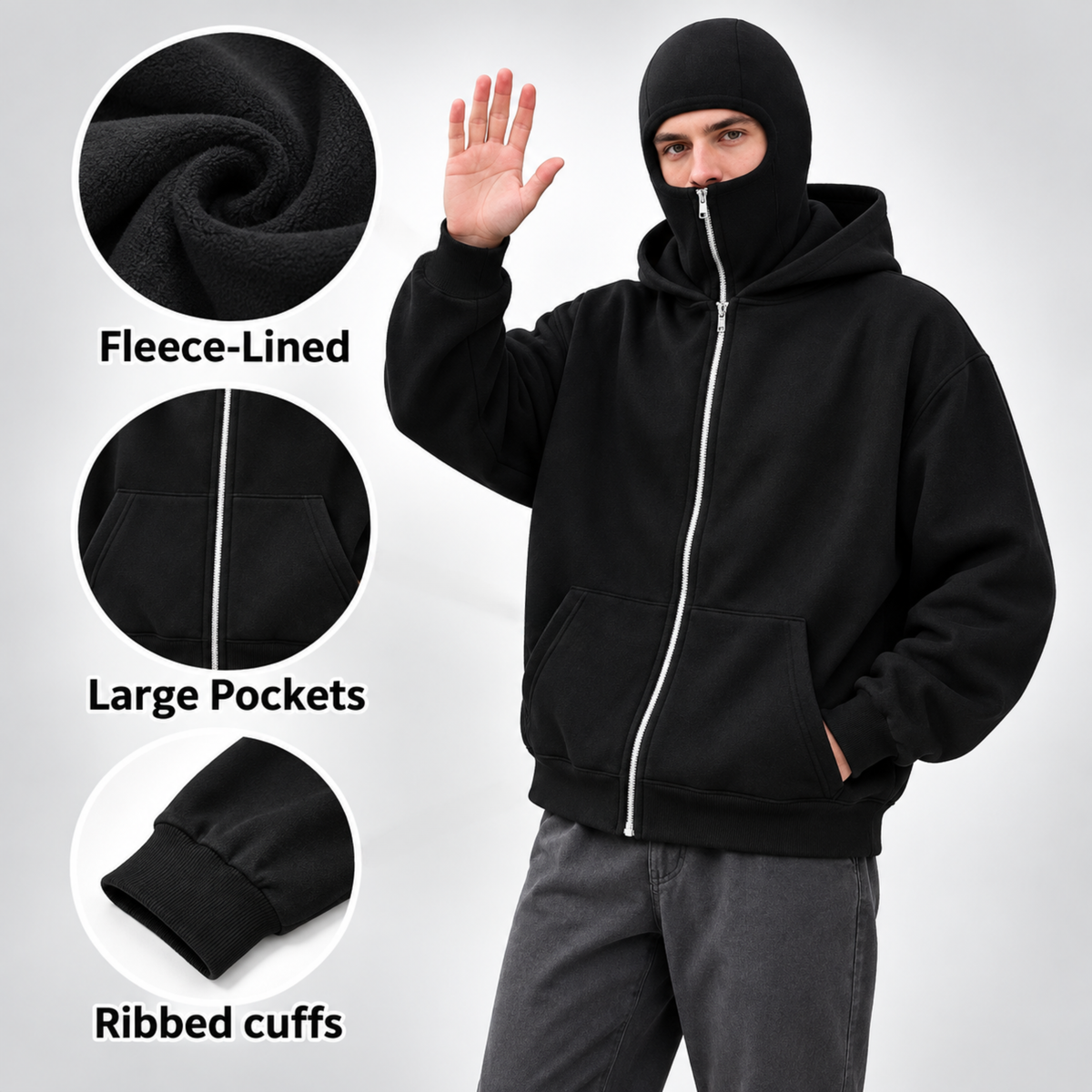 Clorenas® Balaclava Hoodie