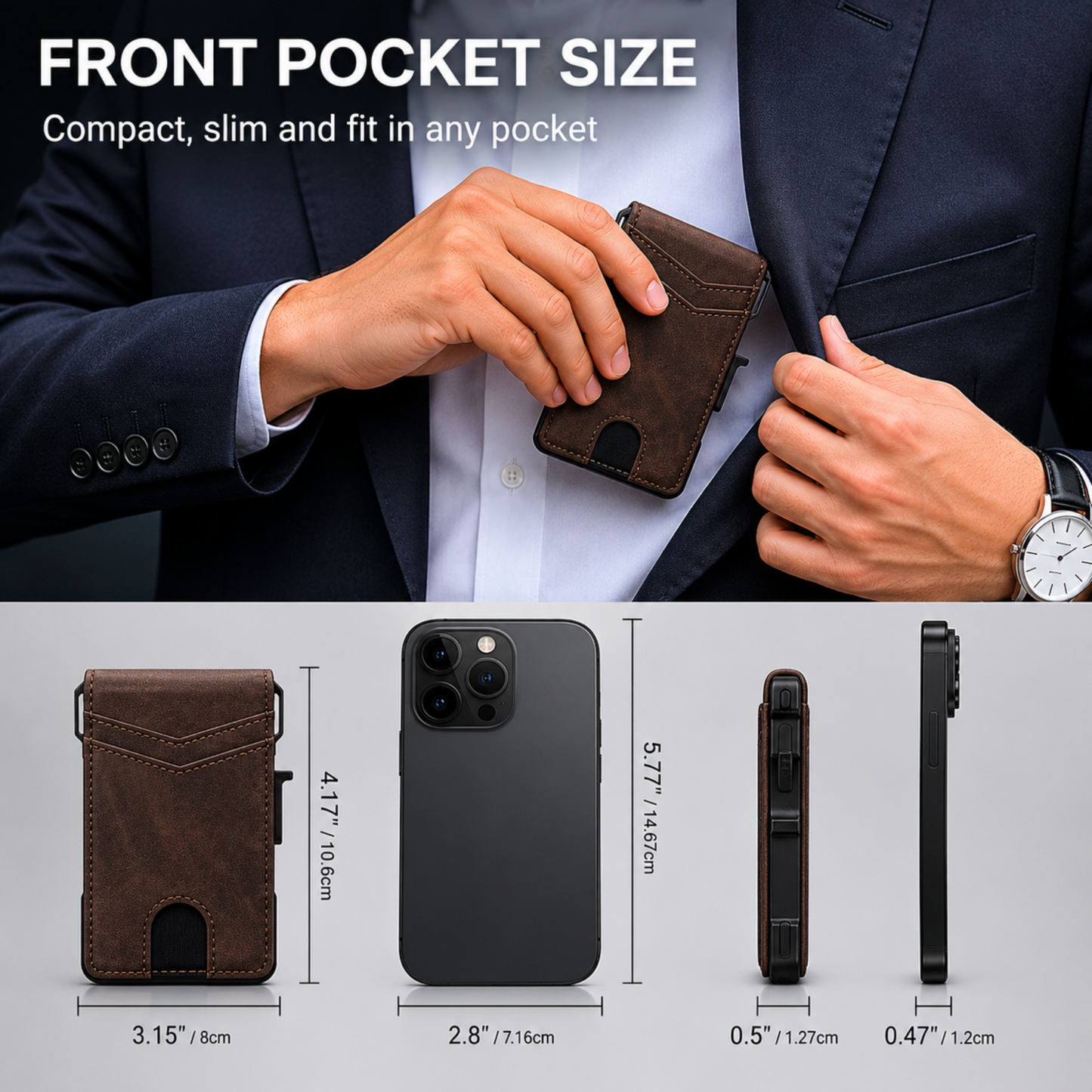 Clorenas® Minimalist Card Wallet